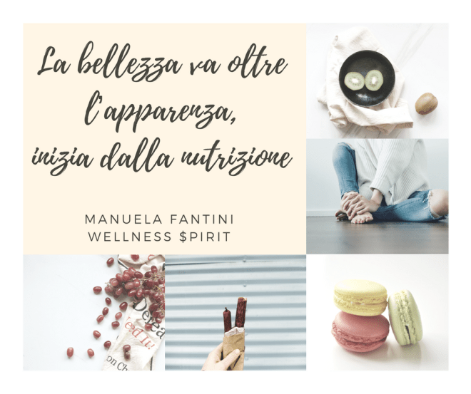 la bellezza inizia dalla nutrizione