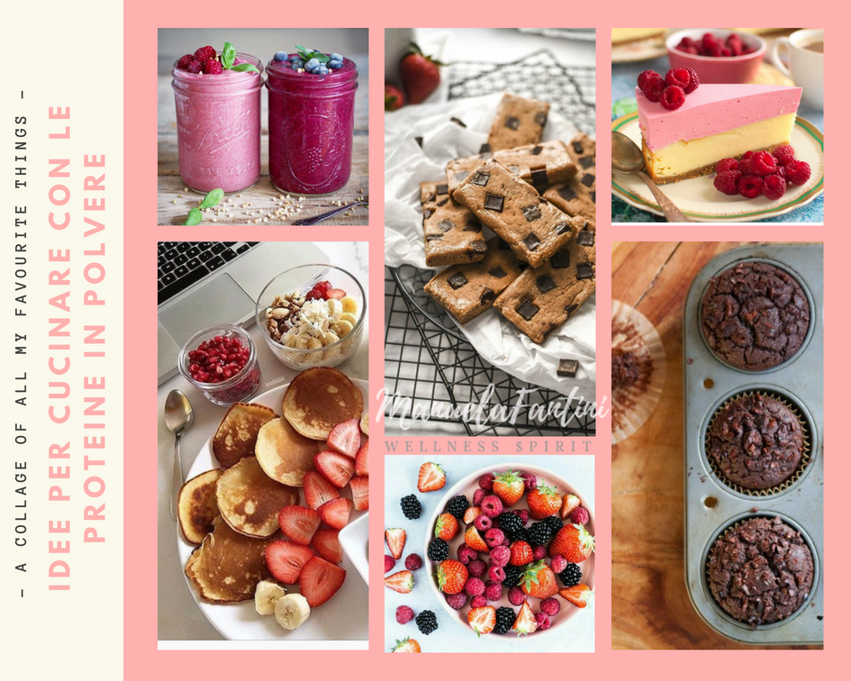 Cucinare con le proteine in polvere