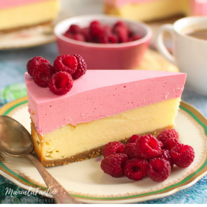 Vanilla berry cheesecake