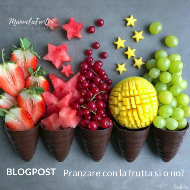 Pranzare con la frutta